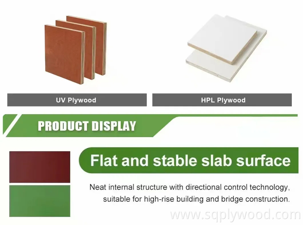 2440X1220X15mm 18mm Scaffolding Board Phenolic MDF Basswood Poplar Eucalyptus Birch Shuttering Scaffold Melamine Marine Plywood